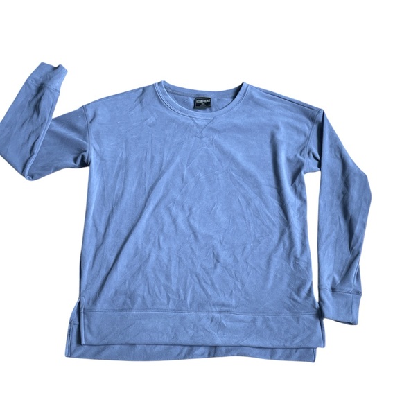 32 Degrees Tops - 32 Degrees Heat Size M Women  Pullover Dust Blue Sweatshirt Stretchy